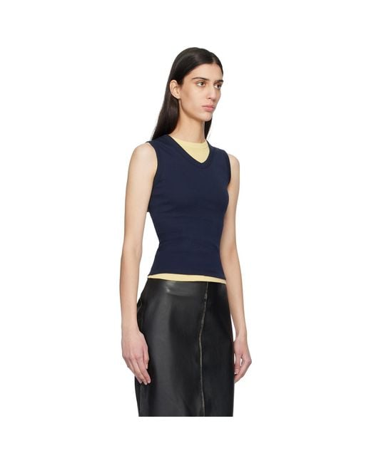 Flore Flore Blue Jill Tank Top