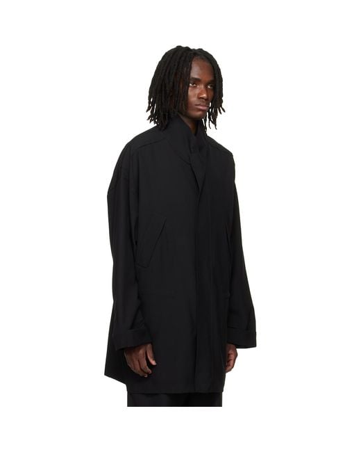 Fear Of God Black Ripstop Parka Coat for men