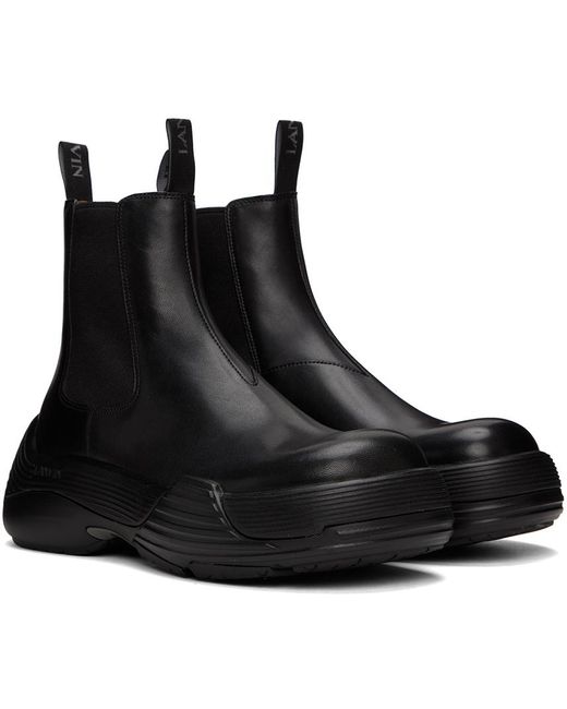 Lanvin Black Flash-x Boots for men