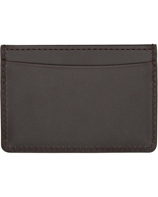 A.P.C. Black Andre Card Holder for men