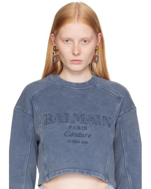 Balmain ゴールド Brass Perfume イヤリング Metallic
