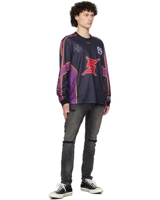 Ksubi Multicolor Stinger Ls Moto Jersey for men