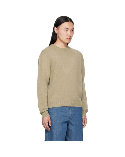 A.P.C. Natural Edmond Sweater for men