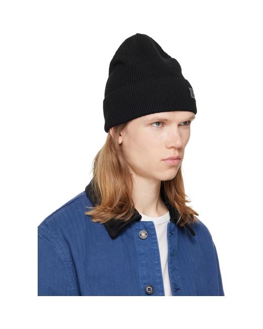 Balmain Blue Label Wool Beanie for men