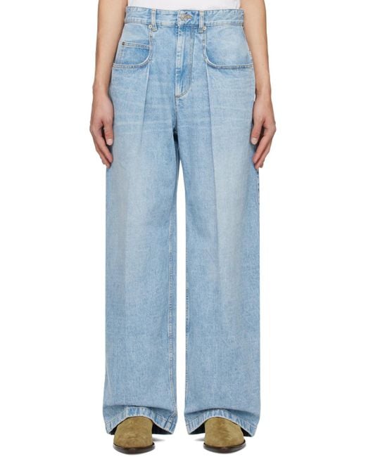 Isabel Marant Blue Janael Jeans for men