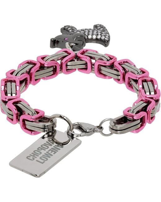 Chopova Lowena Pink Doggy Bracelet