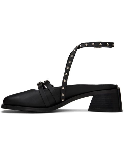 Chaussures à talon bottier eli noires Justine Clenquet en coloris Black