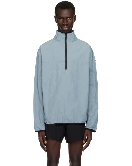 District Vision Recycled Half-Zip Shell Jacket in Black for Men | Lyst
