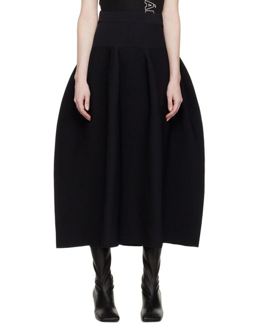CFCL Pottery Midi Skirt in Black | Lyst