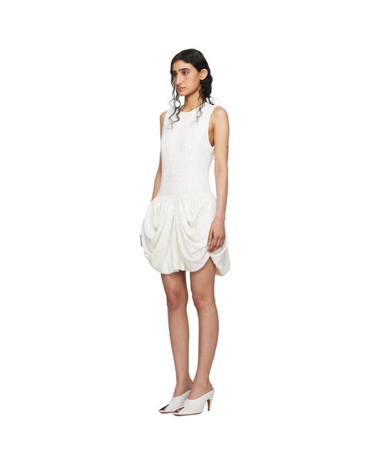 Wed Black Ssense Exclusive Bubble Hem Minidress