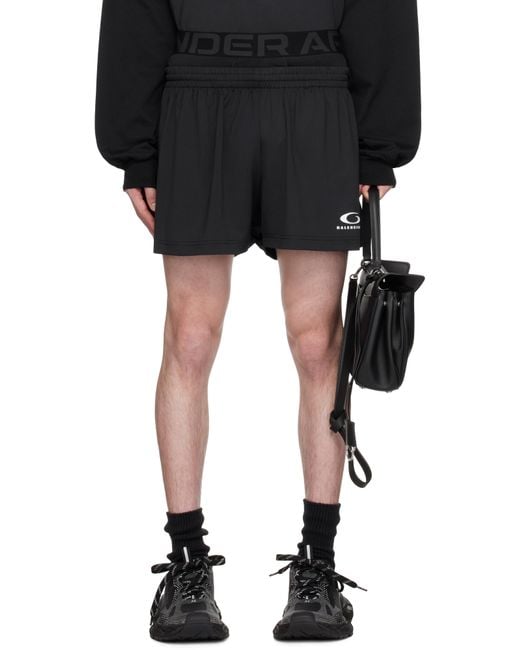 Balenciaga Black Under Armour Edition Running Shorts for men
