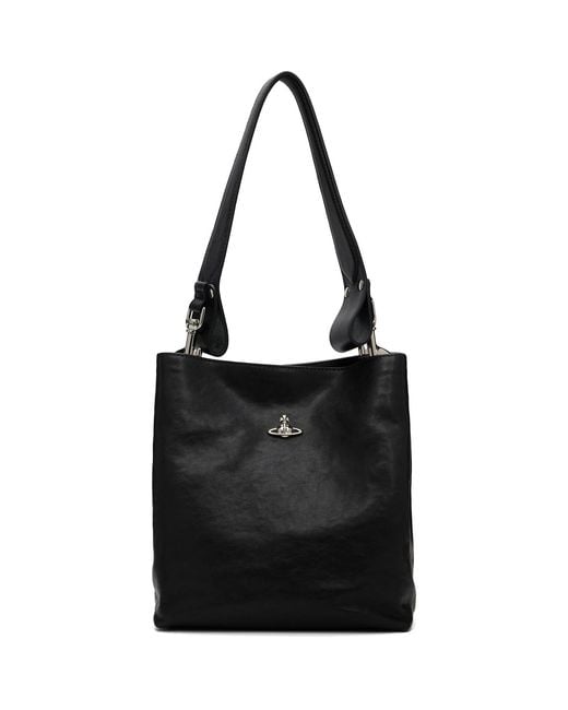 Vivienne Westwood Black Lottie Small Shoulder Bag for men