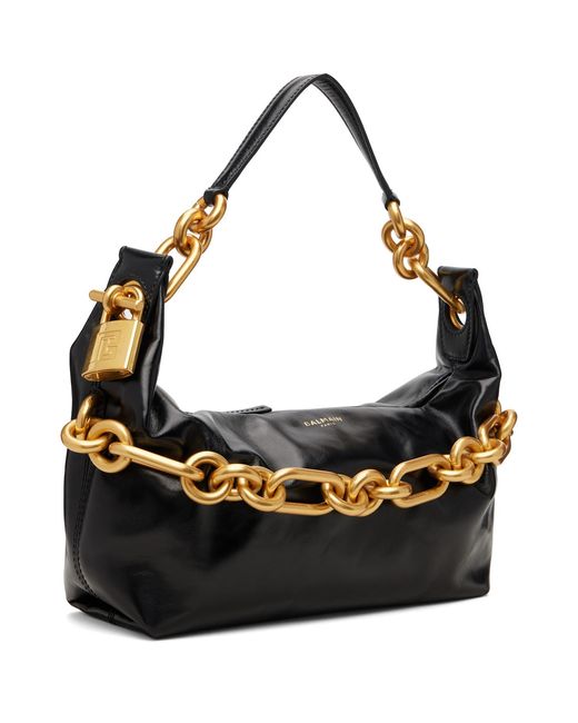 Balmain Black Medium Sync Bag