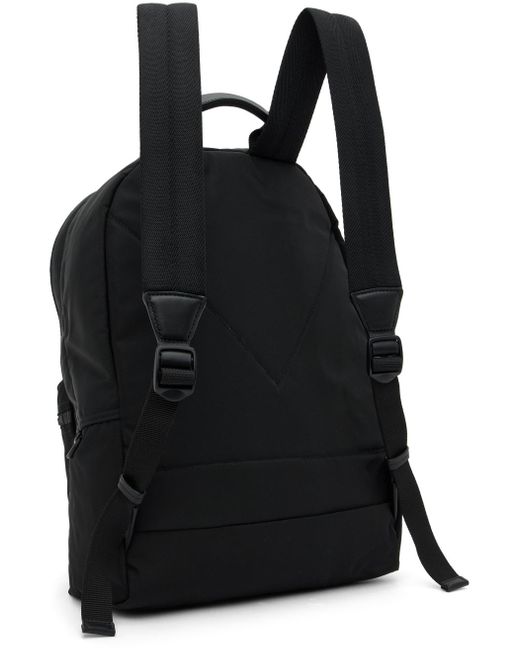 KENZO Black Paris Crest Backpack for men