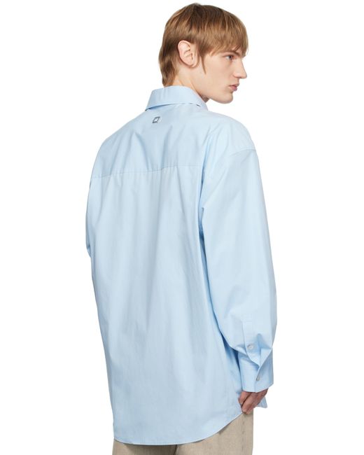 メンズ Wooyoungmi ブルー Essential シャツ Blue