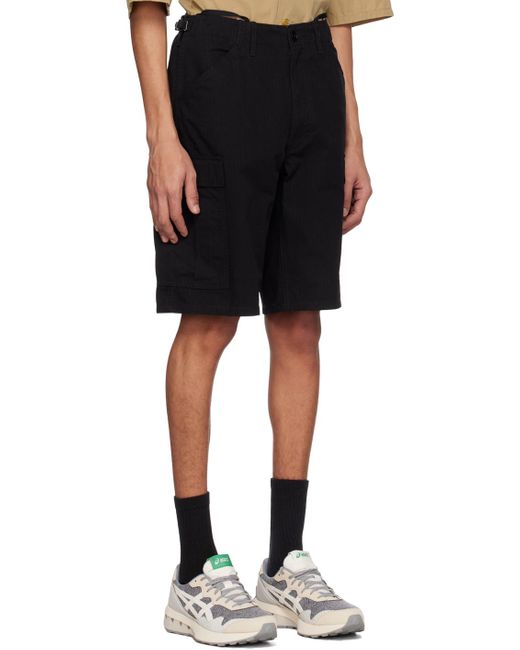 Nanamica Black Four-pocket Shorts for men