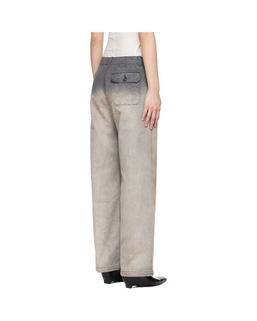 Our Legacy Gray Tide Chino Jeans