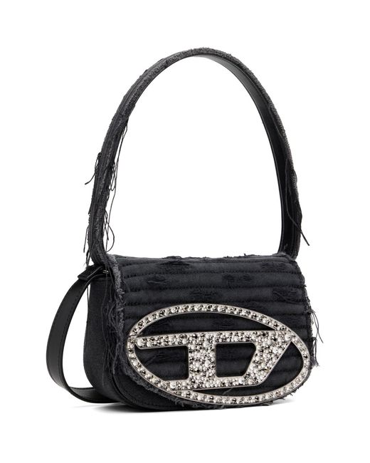 DIESEL Black 1Dr-Iconic Shoulder Bag