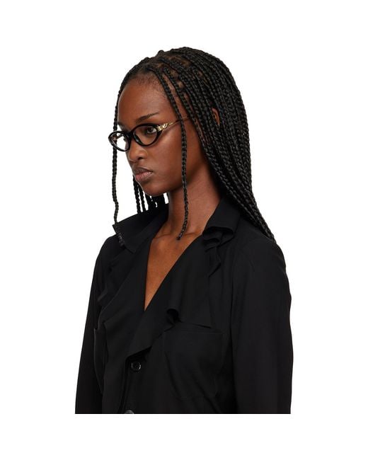 Cartier Black 'Panthère De Optical Frame Glasses