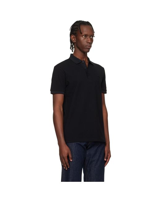 Boss Black Cotton Piqué Paddy Polo for men