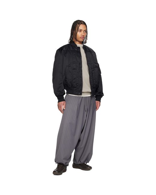 Y-3 Black Bomber Jacket for men