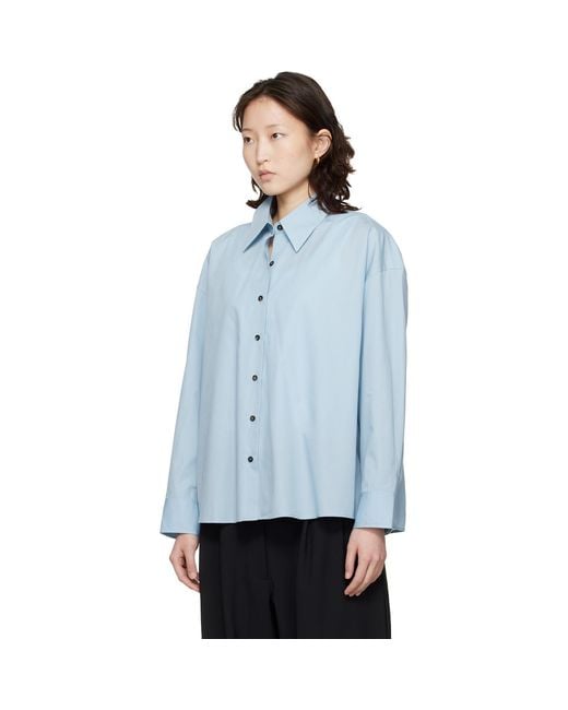 Cordera Blue Oversized Shirt