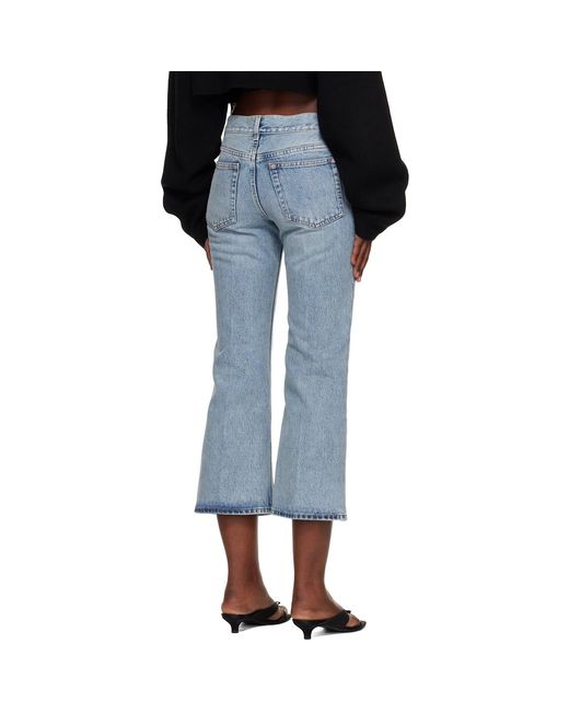 Totême Blue Kick Flare Jeans