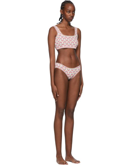 Marco Rambaldi Black Ssense Exclusive Multicolor Viscose Bikini