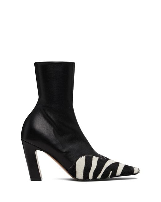 Khaite Black Nevada Stretch High Boots