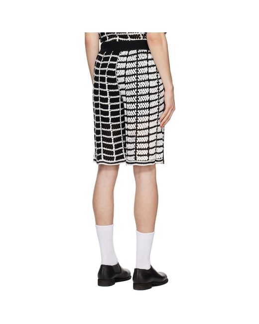 RTA Black Elisa Shorts for men
