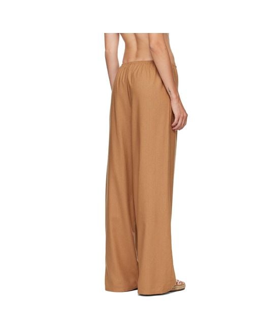 Baserange Brown Tan Stoa Lounge Pants