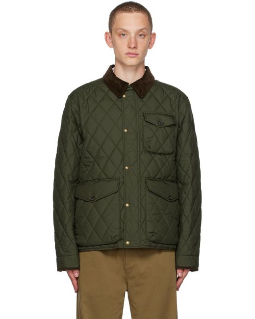 Polo Ralph Lauren Green Quilted Jacket for men