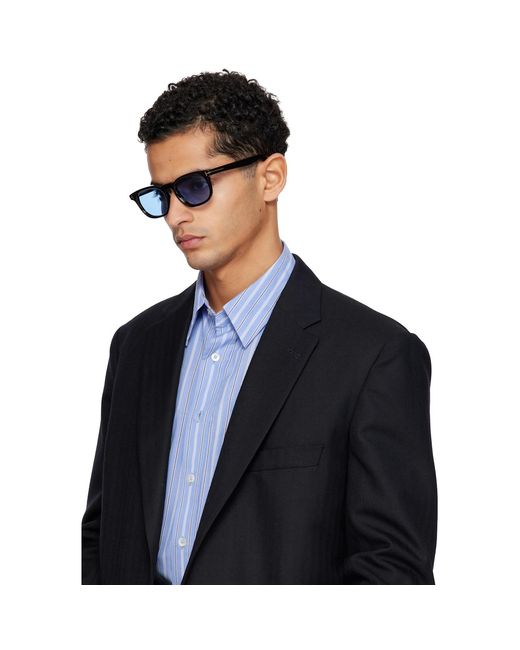 Tom Ford Blue Round Sunglasses for men