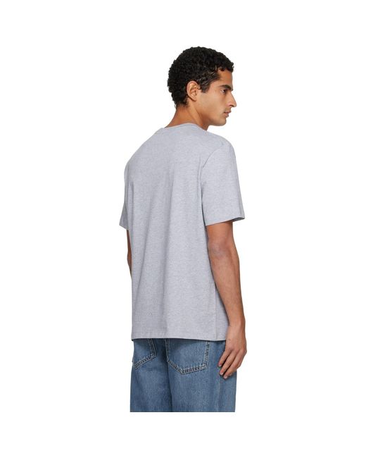 Balmain Blue Print T-Shirt for men
