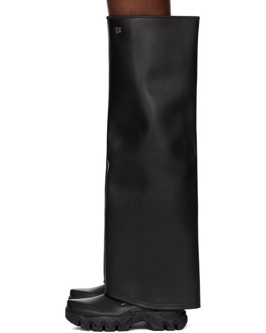 Rombaut ブラック Pillar Beyond Leather ニーハイブーツ Black