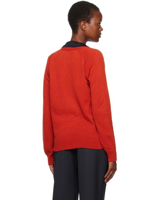 A.P.C. . Red Mary Cardigan
