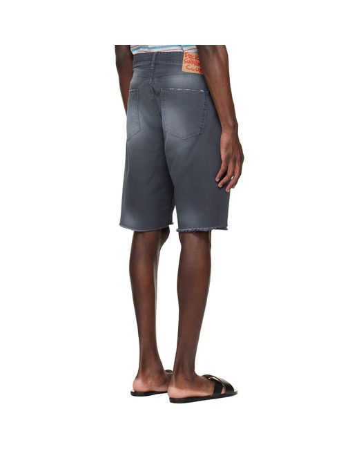 Stockholm Surfboard Club Blue 5-Pocket Chino Shorts for men