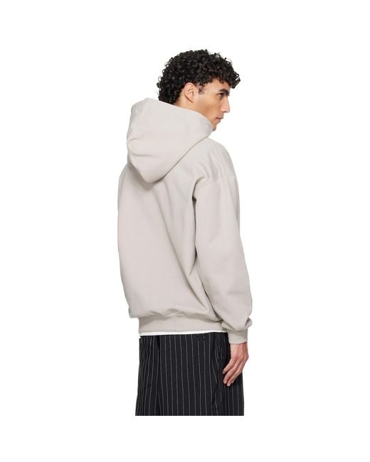 Y-3 Brown Ft Hoodie for men