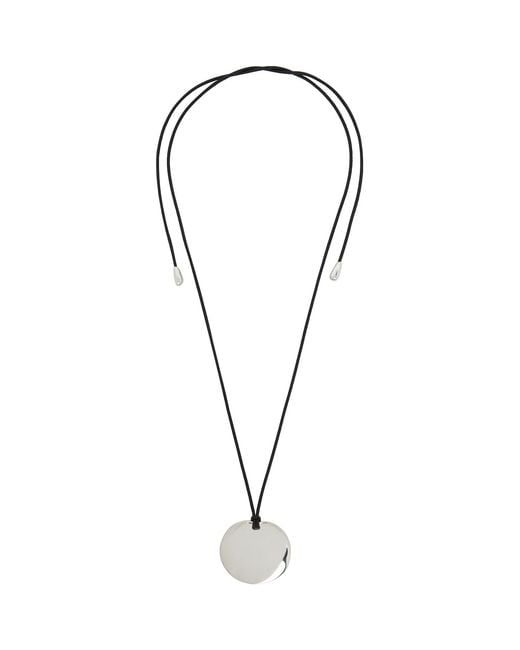 Sophie Buhai Metallic Medium Full Moon Pendant Necklace