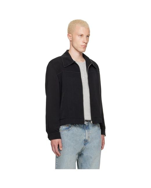 Second/Layer Black Herman Jacket for men