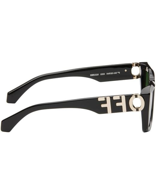 Off-White c/o Virgil Abloh Green Black Hays Sunglasses for men