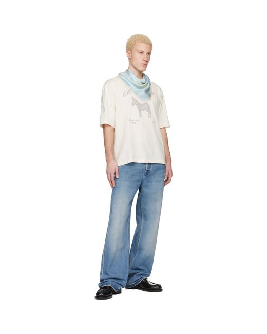 Jacquemus Blue 'Le Paysan' Scarf for men