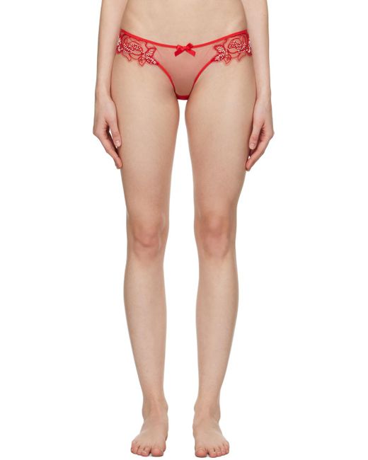 Agent Provocateur Multicolor Red Lindie Brief