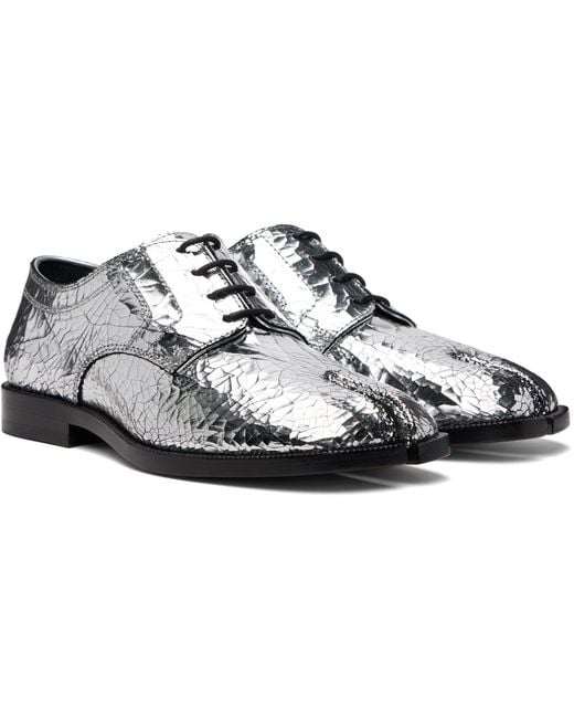 Maison Margiela Black Tabi Broken Mirror Derbys