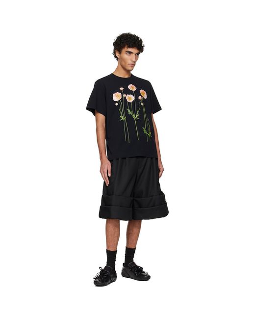Simone Rocha Black Ballerina Grip Sneakers for men