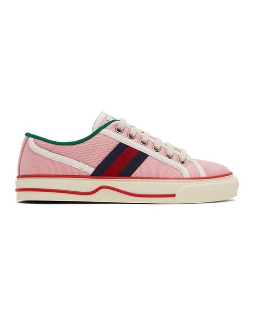 Gucci Pink Tennis 1977 Sneakers