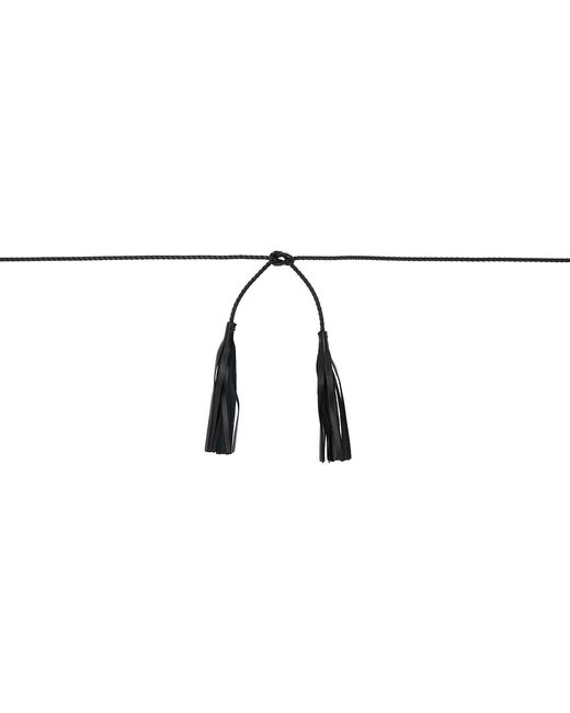 Maryam Nassir Zadeh Black Regalo Belt