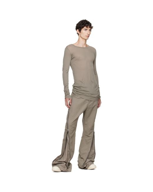 Rick Owens Natural Tower Bolan Banana Trousers for men