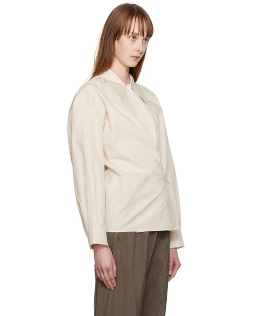 Lemaire Natural Off- Twisted Shirt