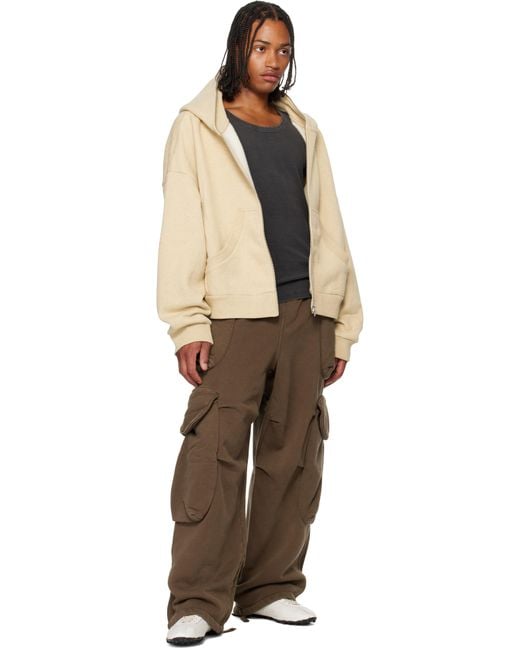 Entire studios Brown Heavy Gocar Cargo Pants for men